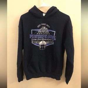 Penn State New Era Pinstripe Bowl NYC Blue Navy Hoodie Sweatshirt Women’s M PSU